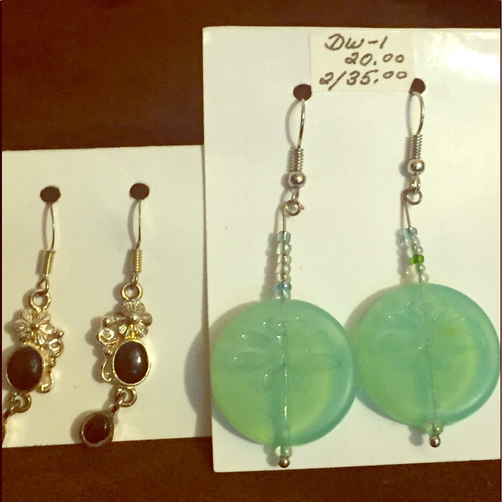 One of a kind hand made earrings.
